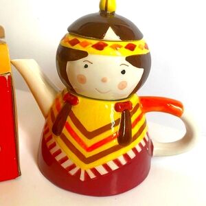 New Never used Indian Maiden Teapot